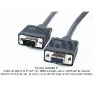 Cable VGA/SVGA (HD15) macho a hembra de 7.5 m